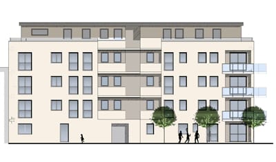 Neubauprojekt Berger Palais in Frankfurt-Bornheim: So wird es einmal aussehen. 