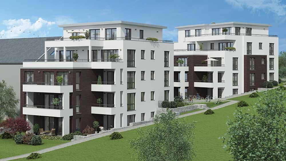 Neubauprojekt in Frankfurt nahe der Schweizer Straße: Grethenweg 38 und 38a. Foto: Hermann Immobilien