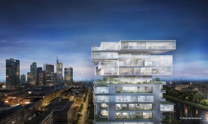 RIVERPARK Tower:  Eigentumswohnungen und Architekturexperiment