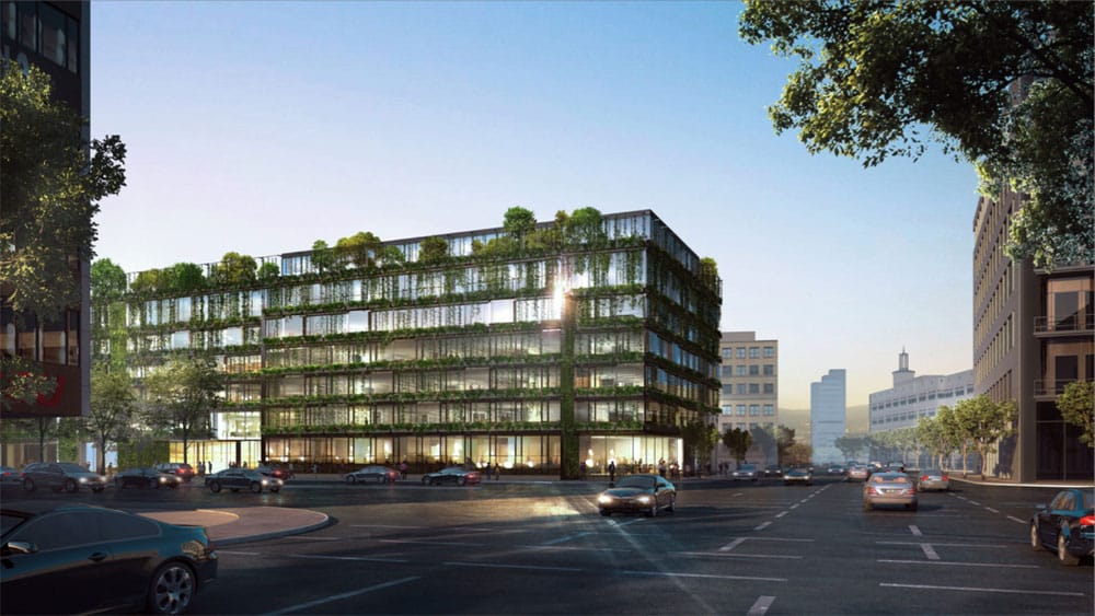 In bester Citylage: Neubauprojekt mit Fassadenbegrünung
