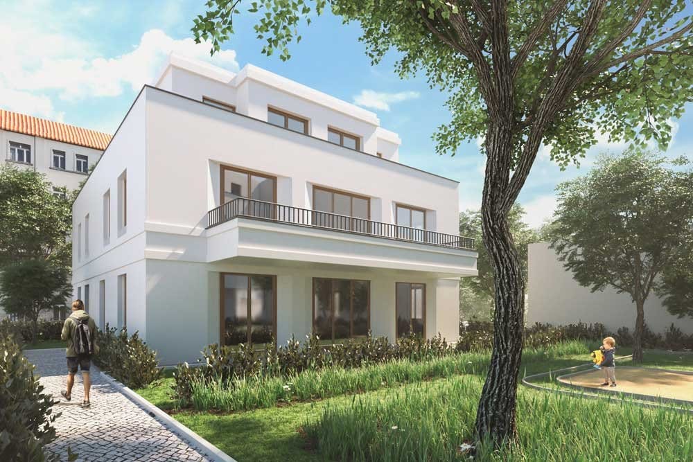 „Breite23“ heißt der Neubau mit 12 Eigentumswohnungen in Schmargendorf, den Diamona & Harnisch realisiert (Bild: Diamona & Harnisch).