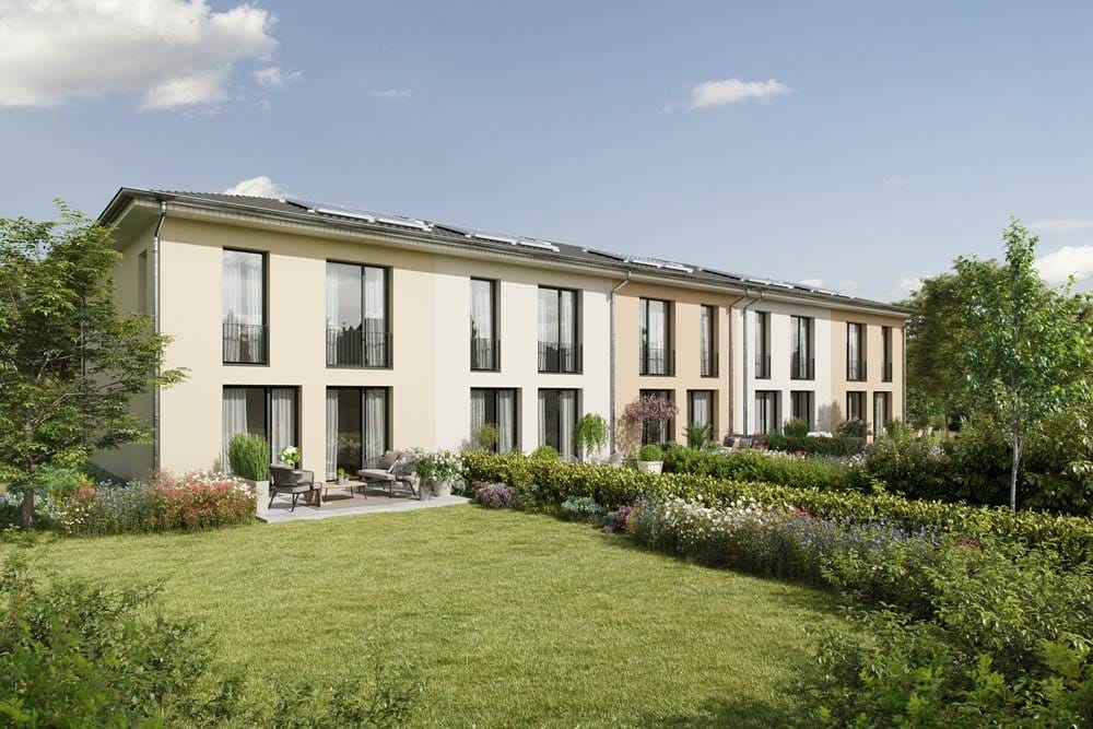 Mit dem Neubau „Vorstadtgärten Aderluch“ entstehen 187 Wohneinheiten in Oranienburg (Bild: Bonava Deutschland GmbH Region Berlin Brandenburg).