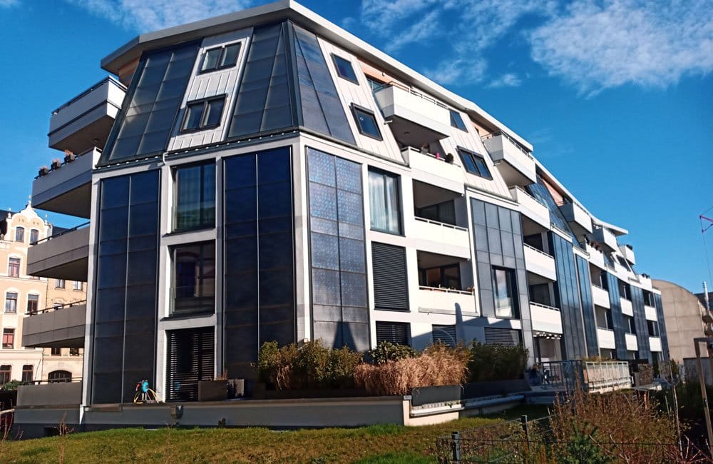 Solardomizil I in der Chemnitzer Salzstraße.